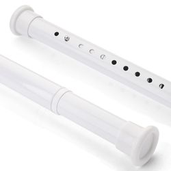 Heavy-duty Tension Curtain Rod, 102-122 Inch,Spring Closet Rod, for Windows or Shower, Easy to Install, No Drilling, No Rust, for Bathroom, Rod Diamet