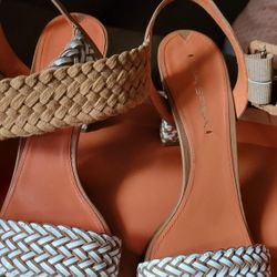 Pink Strap Heels. 8 1/2 Woman