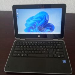 HP ProBook x360 11 G3 EE 2 in 1 Laptop, 11 Inch Touchscreen, 1.1GHz Intel Celeron N4100, 4GB RAM, 128GB SSD, Windows 11 Pro