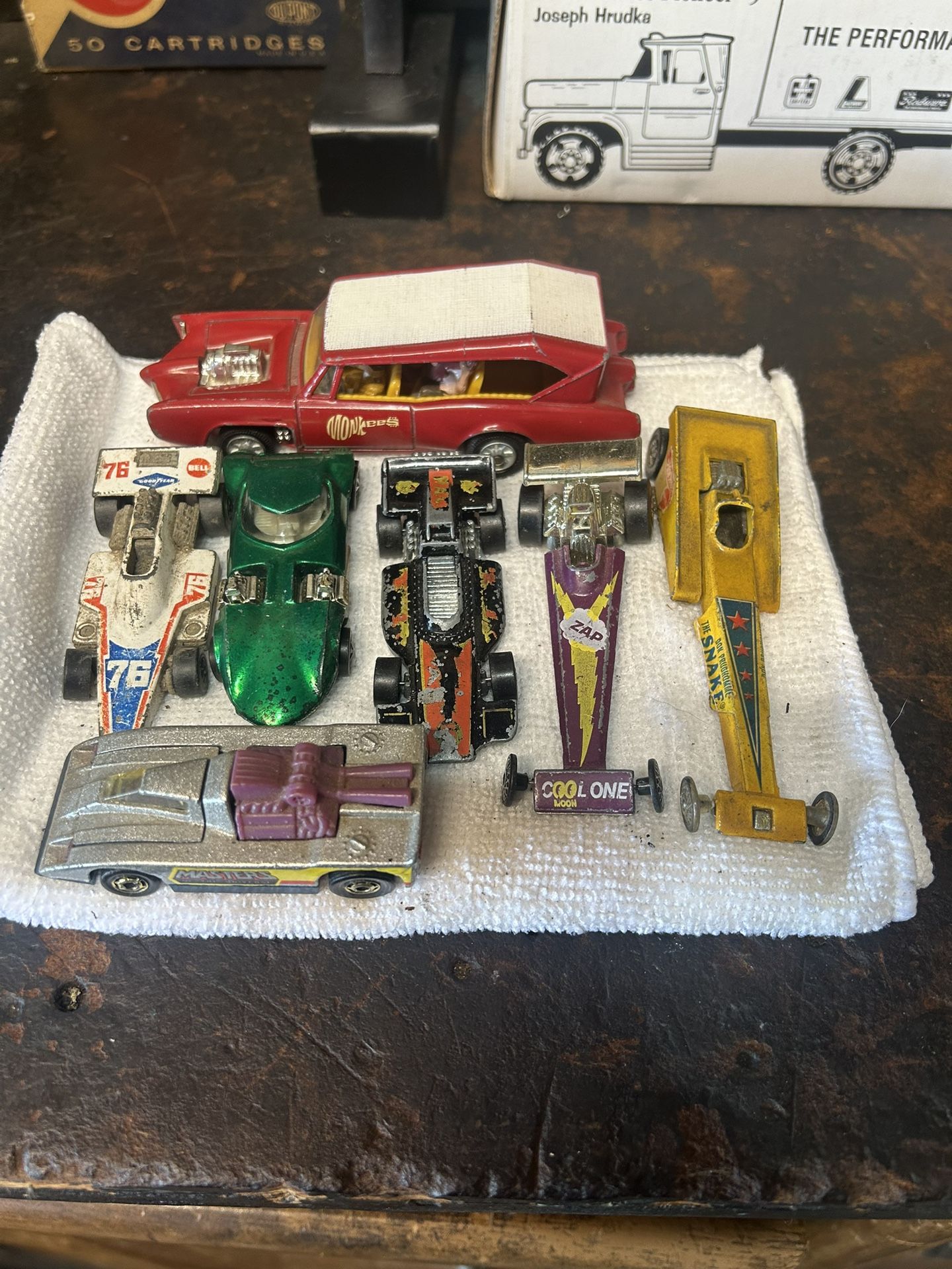 Vintage Redline Hot Wheels Corgi Monkeys Car Lot 