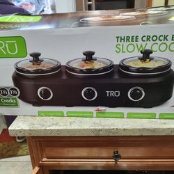 TRU Triple Crock Buffet Slow Cooker for Sale in Georgetown, TX - OfferUp