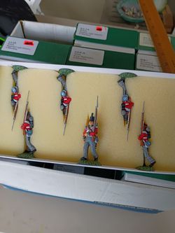 Toy soldiers Frontline Figures 1/30 Napoleonic military miniatures $90 per box of 6 figurines