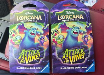 Disney Lorcana Attack of the Vines - Booster Sleeves