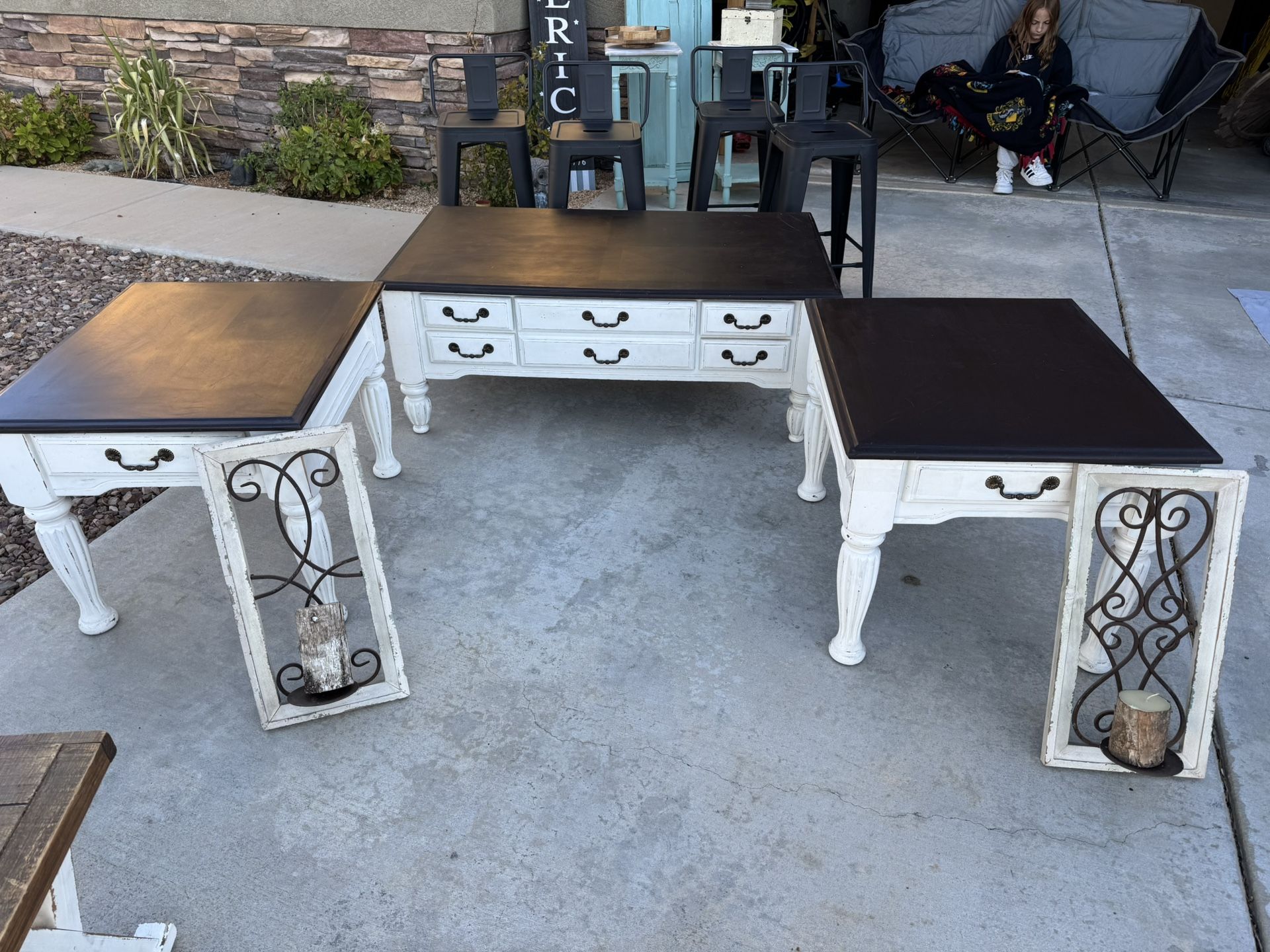 Coffee Table And Two Side Tables