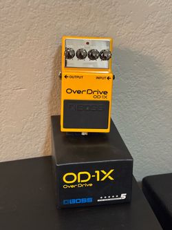 Boss OD-1X OverDrive Guitar Pedal