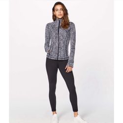 Lululemon Define Jacket black white speckle 4