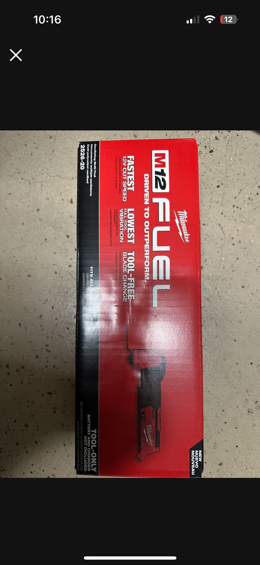 milwaukee m12 multi tool