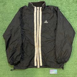 Vintage 1990s Adidas Three Stripes track jacket