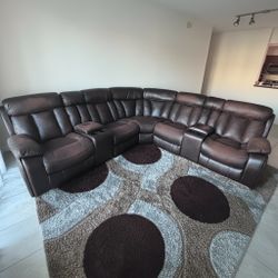 Leather couches