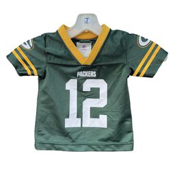 Green Bay Packers Aaron Rodgers #12 Team Apparel Baby Jersey 12 Month