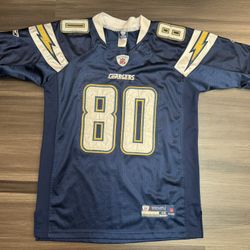 Vintage Reebok San Diego Chargers Malcolm Floyd #80 Stitched Jersey Adult 48 XL 