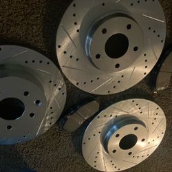 Full Pads And Rotors  Break Kit Set For G35 Coupe 