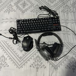Redragon Mouse And Keyboard With Astro A10 Headset