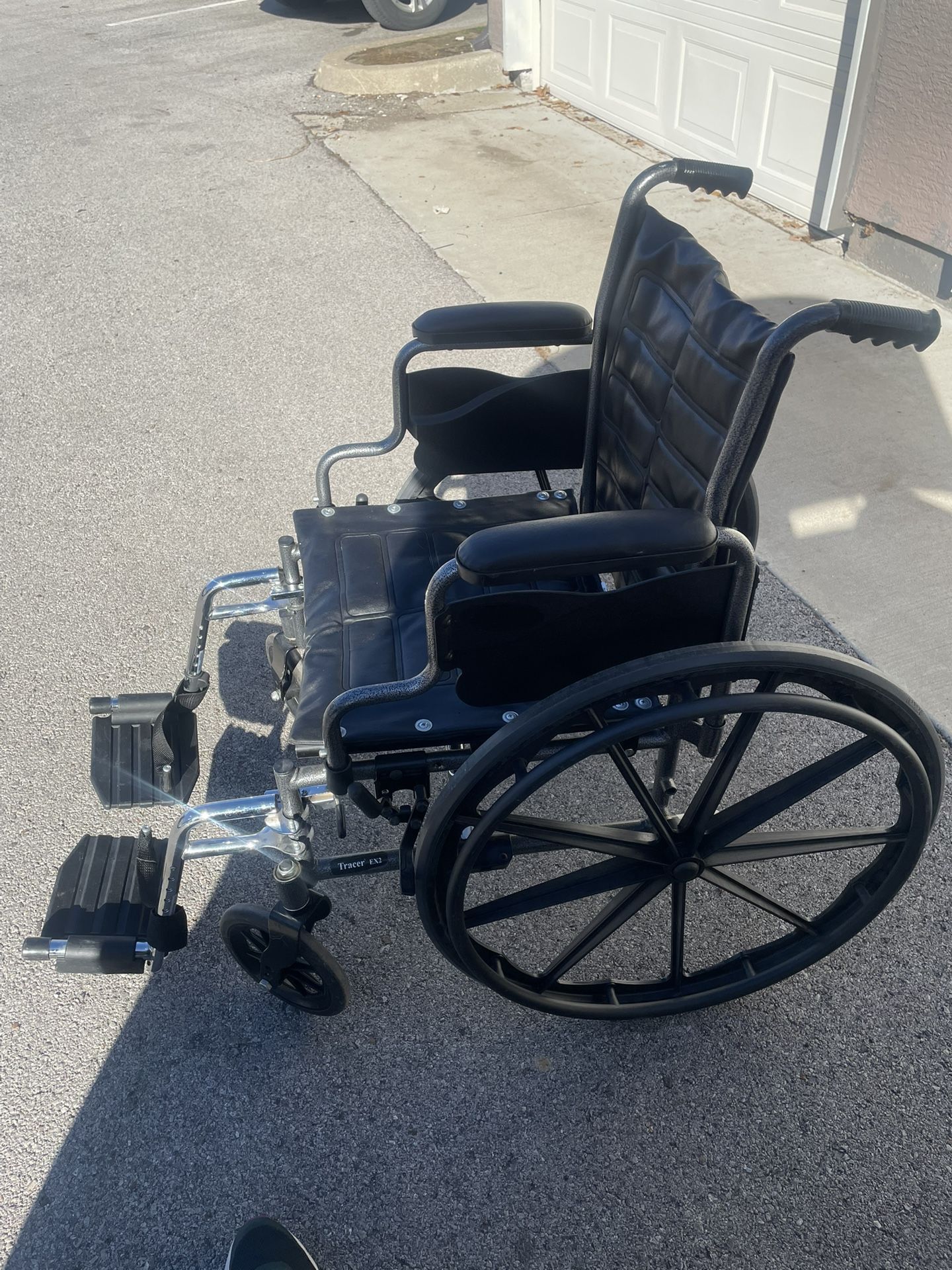 Invacare Tracer EX2 Wheelchair for Adults Standard Folding 20 Inch Seat 250 Lb