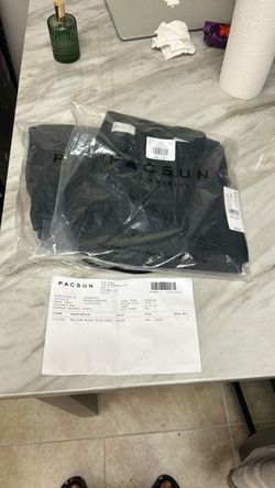 2 Small Pacsun William black cargo pants / Waterproof