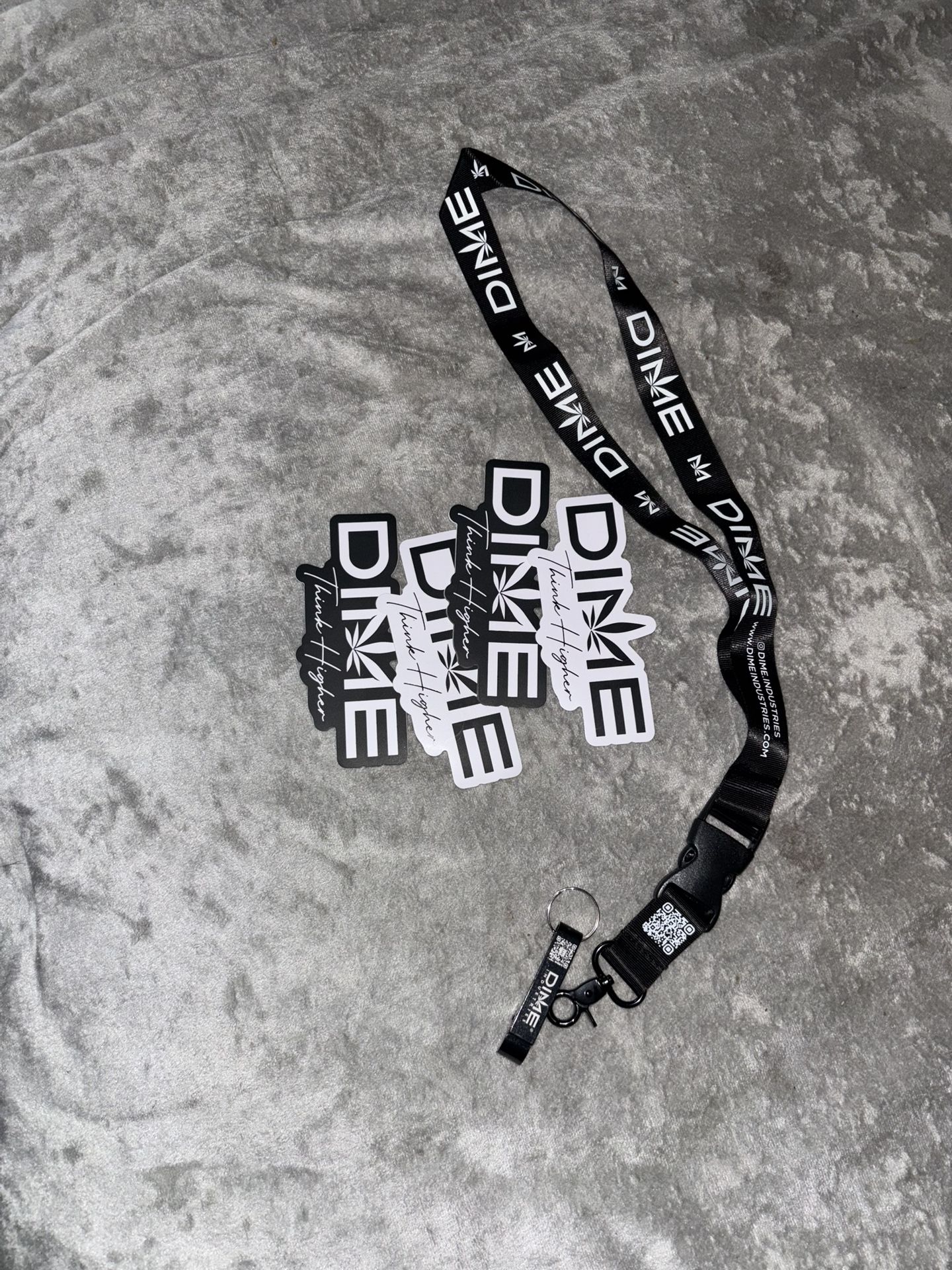 DIME Lanyard, Bottle Opener Keychain And Stickers