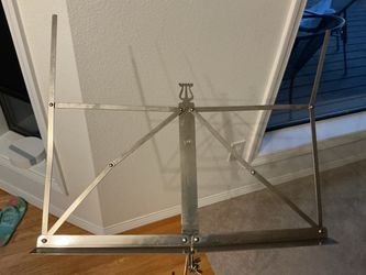 Vintage K&M König & Meyer Folding Metal Music Stand – 1978