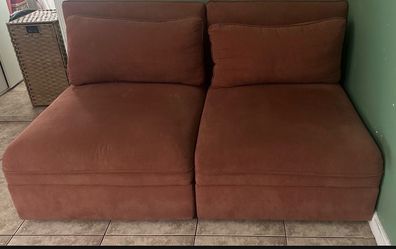 IKEA - 2-Piece Modular Sectional Sofa Armless Seats