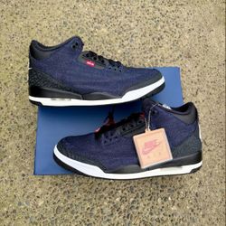 Levi’s x Jordan 3 Retro “Indigo” Sizes 8 - 13 IN HAND BRAND NEW