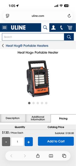 Portable heater