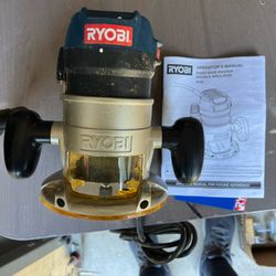 Ryobi  Fixed Base Router With Instructions 