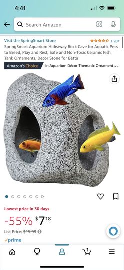 Aquarium Hide Away Rock, Betta 