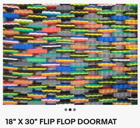 Pick up today 10/11 BRAND NEW, never used, tags attached 30 inches x 18 inches FLIP FLOP DOORMAT