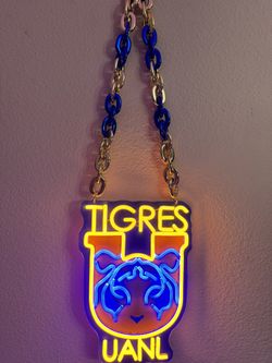 TIGRES UANL CADENA CON LUCES 