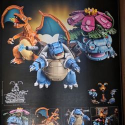 Pokemon LEGO Set. Charizard Blastoise And Venusaur
