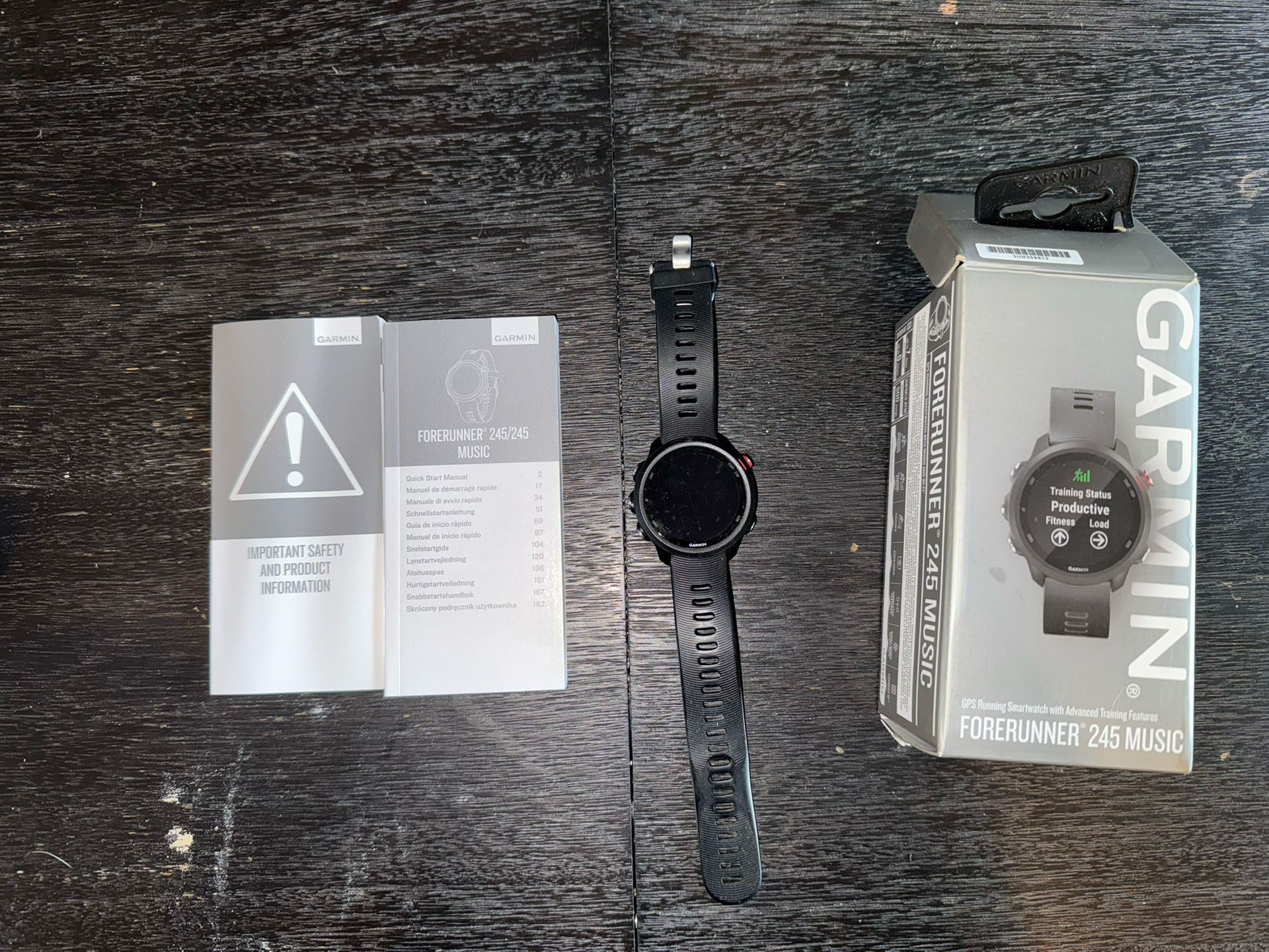 Garmin Forerunner 245 music