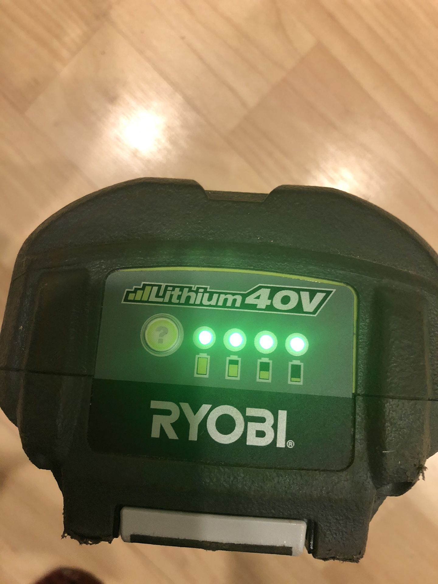 Ryobi 40v battery used