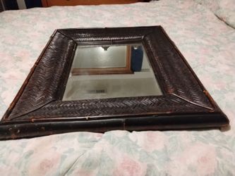 Wicker Mirror 
