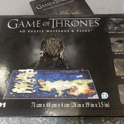 Games Of Thrones 4D Puzzle Westeros & 