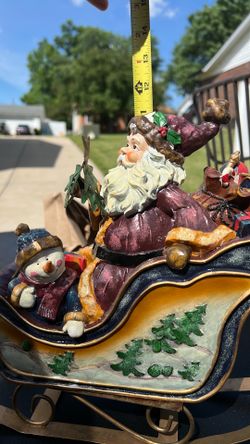 Santa in sleigh