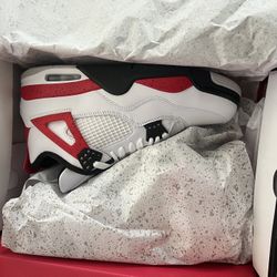 Jordan 4 Retro Red Cement Size 10