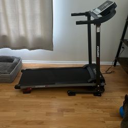 SereneLife Folding Treadmill – Like New, Used 1 Month – Compact & Bluetooth App-Connected
