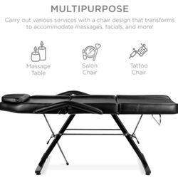 Adjustable Leather Chair/Bed