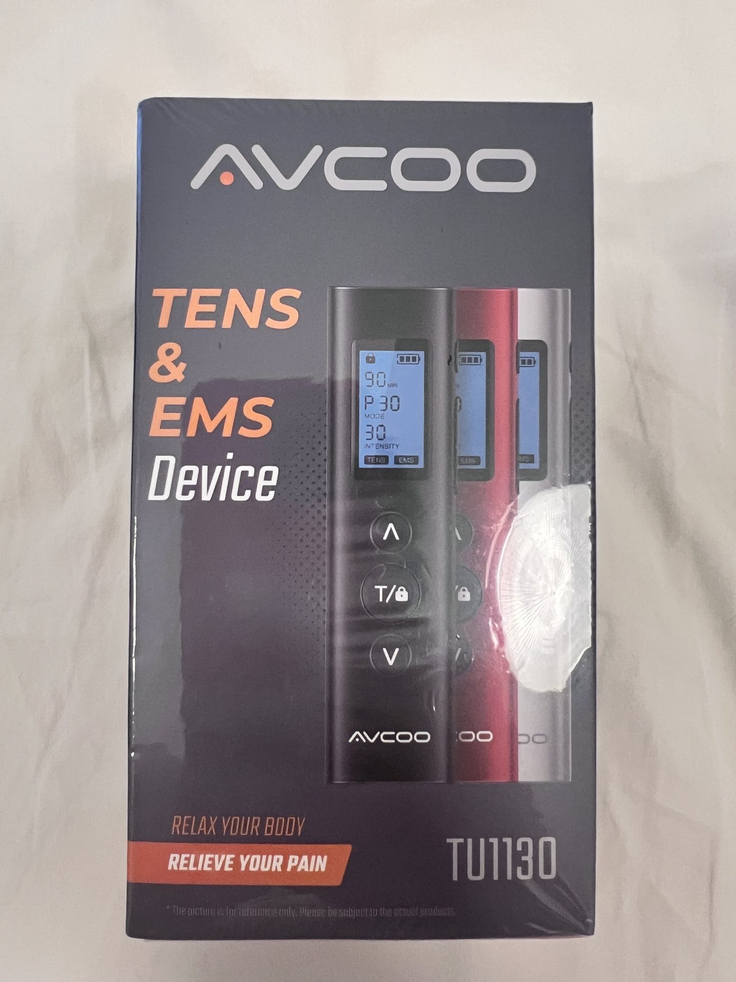 AVCOO TENS & EMS Muscle Stimulator – Brand New, Pain Relief & Massage Device