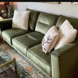 Moss Green 2 Piece Ashley Sofa Loveseat Couch| Living Rom Set 👍 Brand New 👍 Delivery Available 👍 Color Options 👈