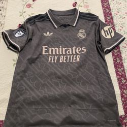 2024/2025 Real Madrid Jersey Bellingham Away  With Bag