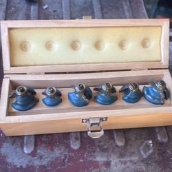 Woodline USA  1245-1 6 Piece 1/2" Shank  Router Bit Set Double Roman Ogee