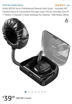 Andis bonnet dryer top