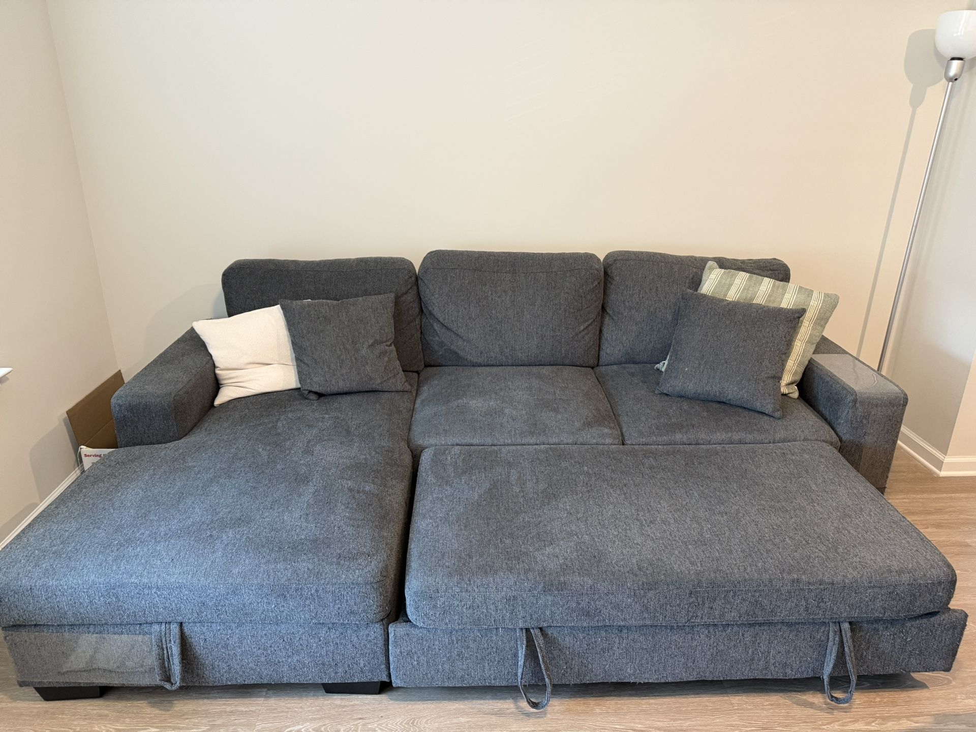 Sleeper Sectional w/ built in storage