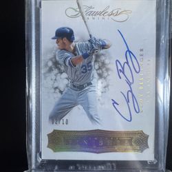 flawless finishes gold #ff cb Cody bellinger auto/10