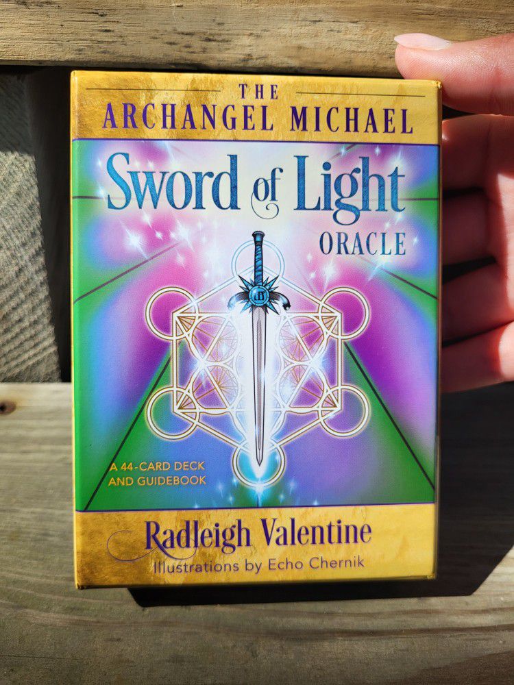 The Archangel Michael Sword Of Light Oracle Deck + Guidebook