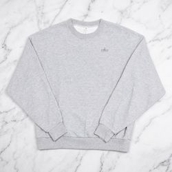 🔥 Alo Yoga Crewneck Sweatshirt Gray – Size Large | Brand New | Last One Left