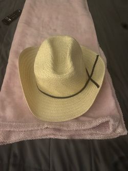 Straw Cowboy Hat with Band