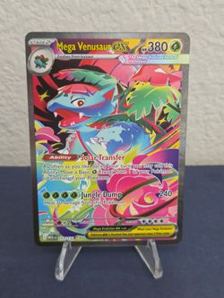 Mega Venusaur Ex 177/132 Mega Evolution Special Illustration Rare SIR Near Mint NM