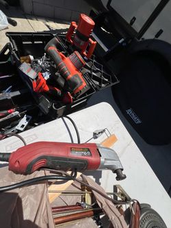 Tool box with tools