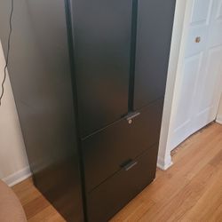 Black File Cabinet